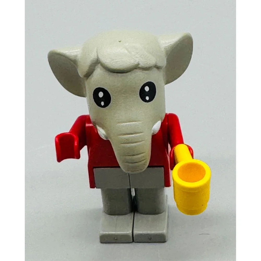 LEGO Fabuland Elton Elephant 3601 Vintage 1981 Building Set‎ Red Grey Yellow